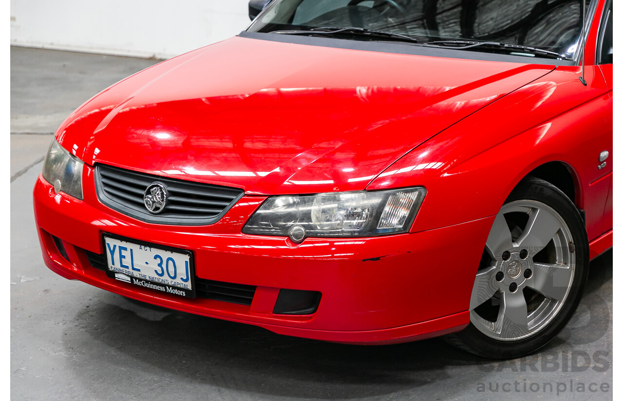 5/2003 Holden Commodore SV8 VY 4d Sedan Sting Red V8 5.7L