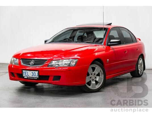 5/2003 Holden Commodore SV8 VY 4d Sedan Sting Red V8 5.7L