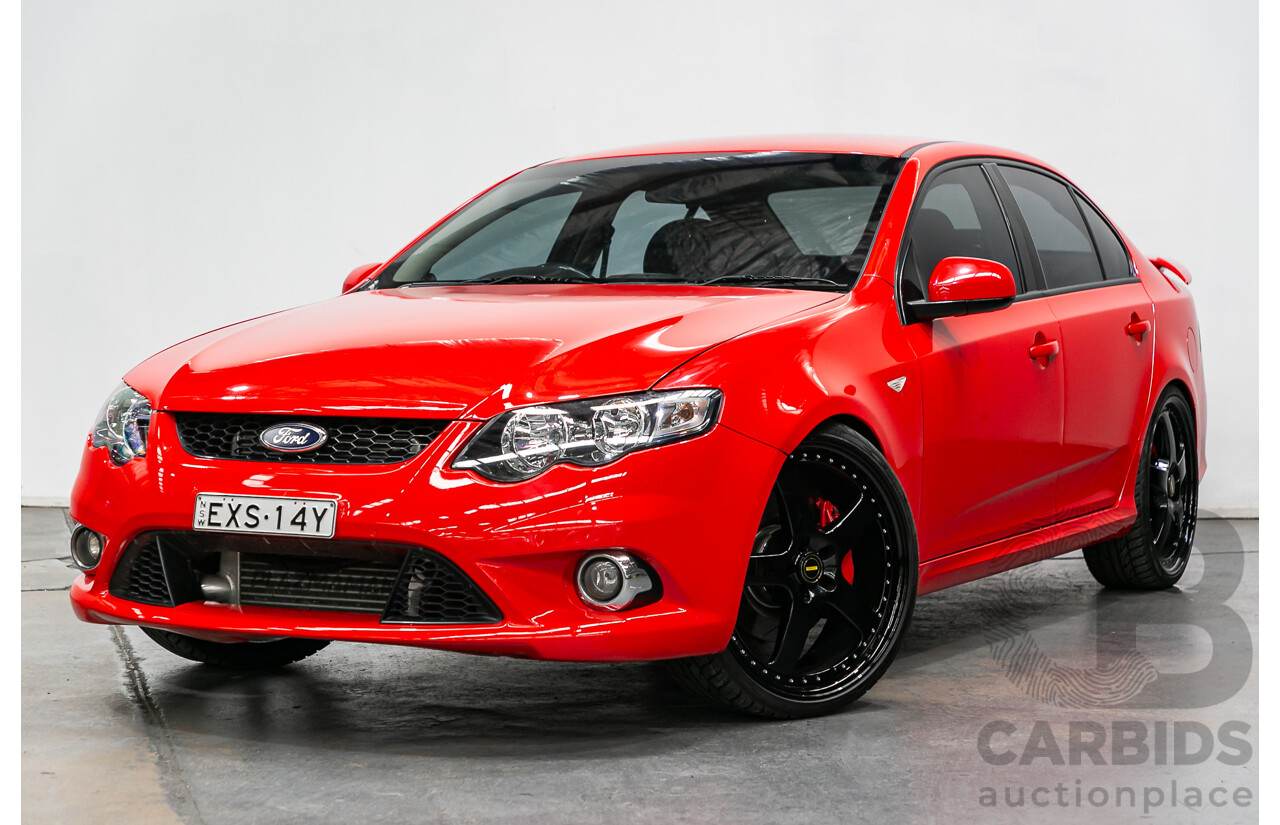 5/2010 Ford Falcon XR6T FG 4d Sedan Vixen Red Turbo 4.0L - Modified 1000+ HP