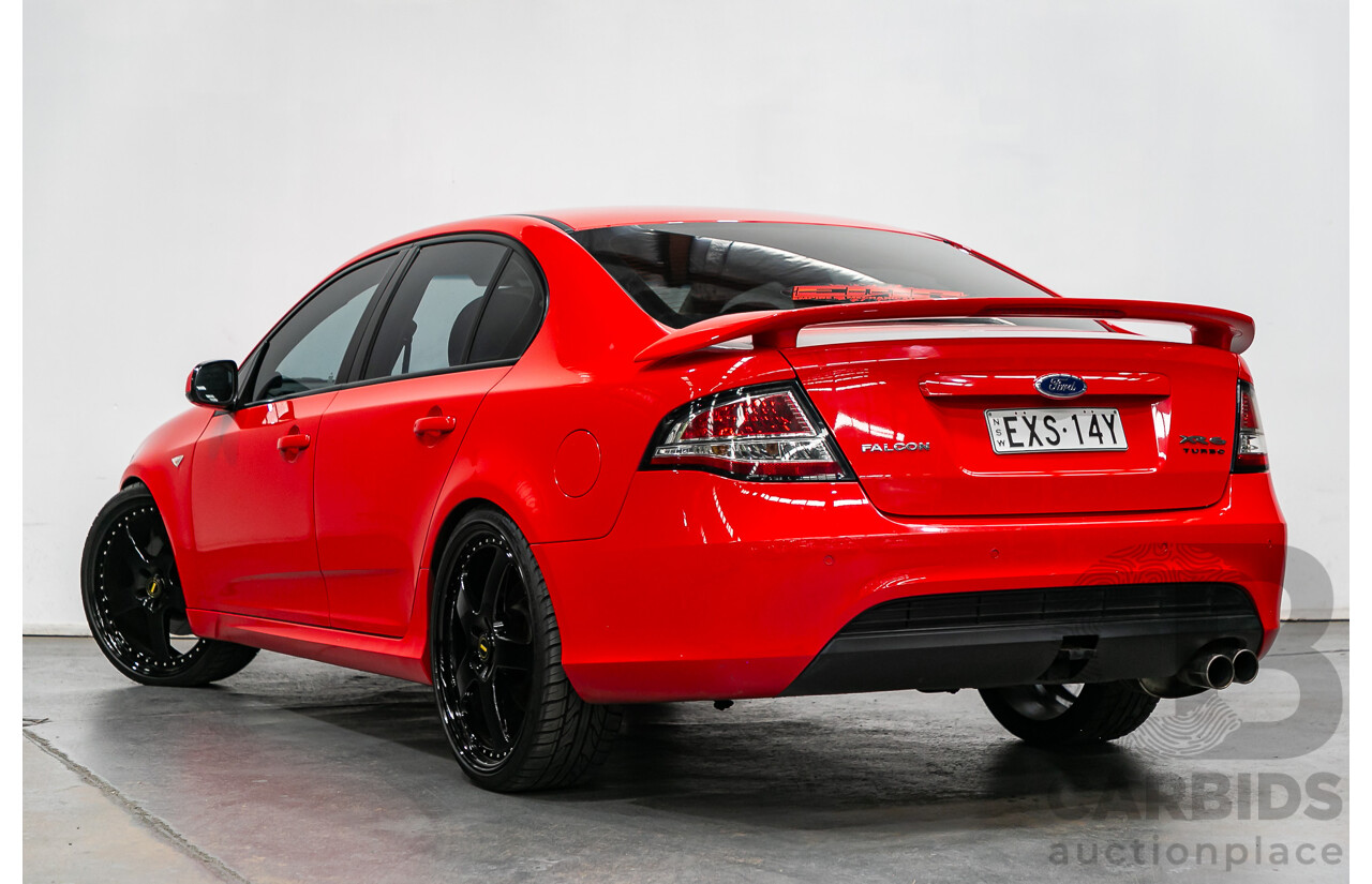 5/2010 Ford Falcon XR6T FG 4d Sedan Vixen Red Turbo 4.0L - Modified 1000+ HP