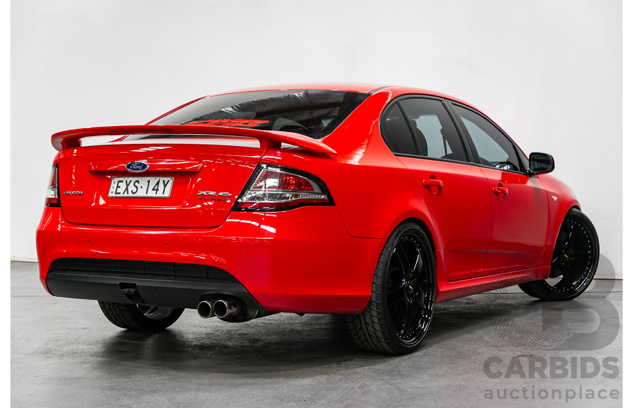 5/2010 Ford Falcon XR6T FG 4d Sedan Vixen Red Turbo 4.0L - Modified 1000+ HP