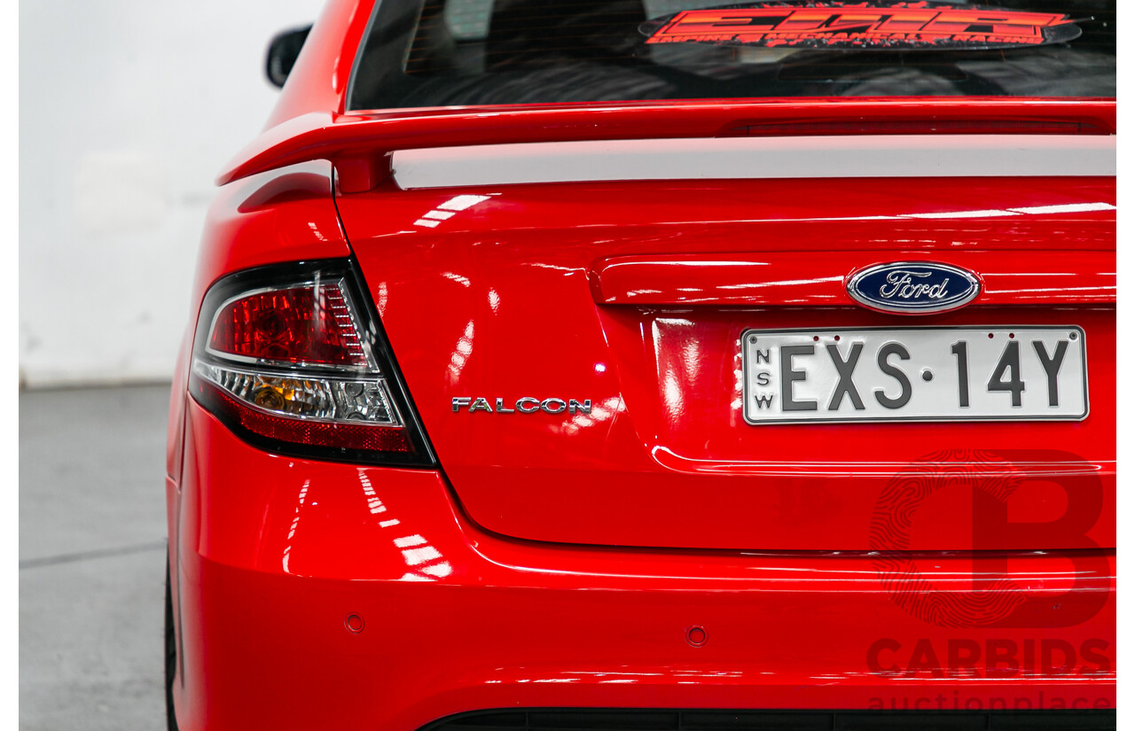 5/2010 Ford Falcon XR6T FG 4d Sedan Vixen Red Turbo 4.0L - Modified 1000+ HP