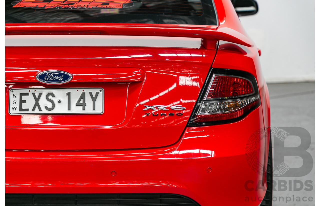 5/2010 Ford Falcon XR6T FG 4d Sedan Vixen Red Turbo 4.0L - Modified 1000+ HP