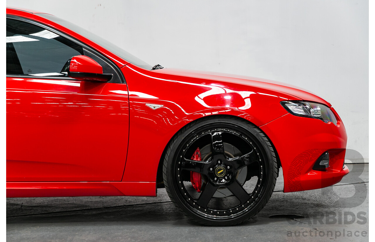 5/2010 Ford Falcon XR6T FG 4d Sedan Vixen Red Turbo 4.0L - Modified 1000+ HP