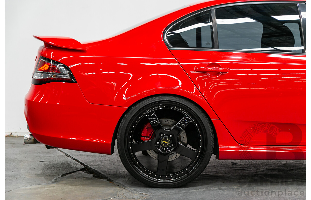 5/2010 Ford Falcon XR6T FG 4d Sedan Vixen Red Turbo 4.0L - Modified 1000+ HP