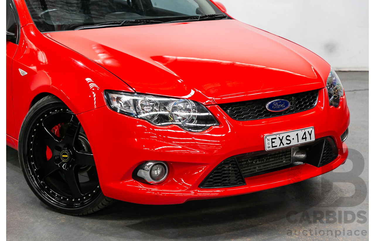 5/2010 Ford Falcon XR6T FG 4d Sedan Vixen Red Turbo 4.0L - Modified 1000+ HP