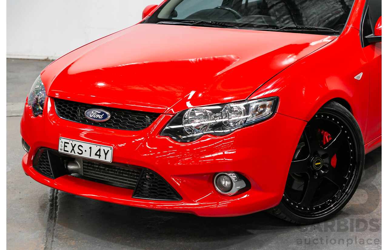 5/2010 Ford Falcon XR6T FG 4d Sedan Vixen Red Turbo 4.0L - Modified 1000+ HP