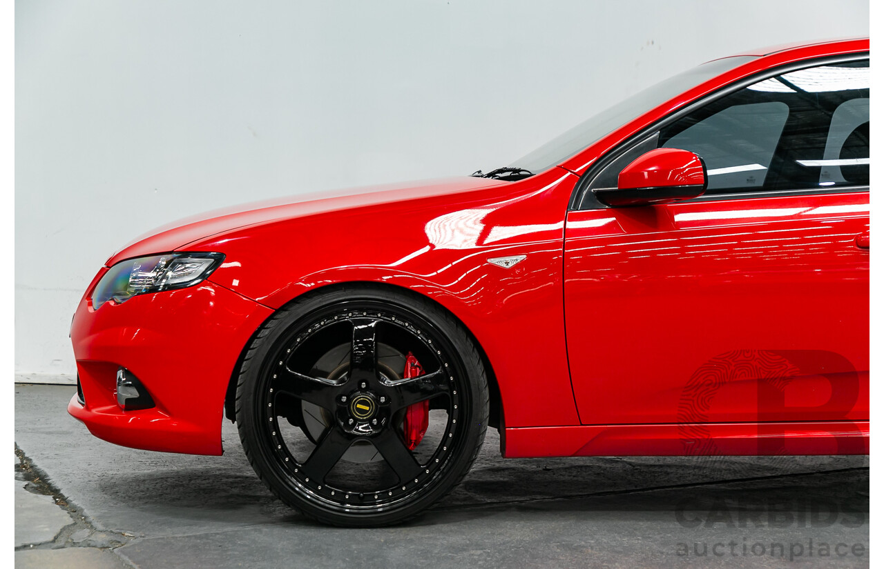 5/2010 Ford Falcon XR6T FG 4d Sedan Vixen Red Turbo 4.0L - Modified 1000+ HP