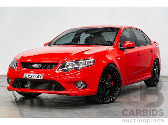 5/2010 Ford Falcon XR6T FG 4d Sedan Vixen Red Turbo 4.0L - Modified 1000+ HP