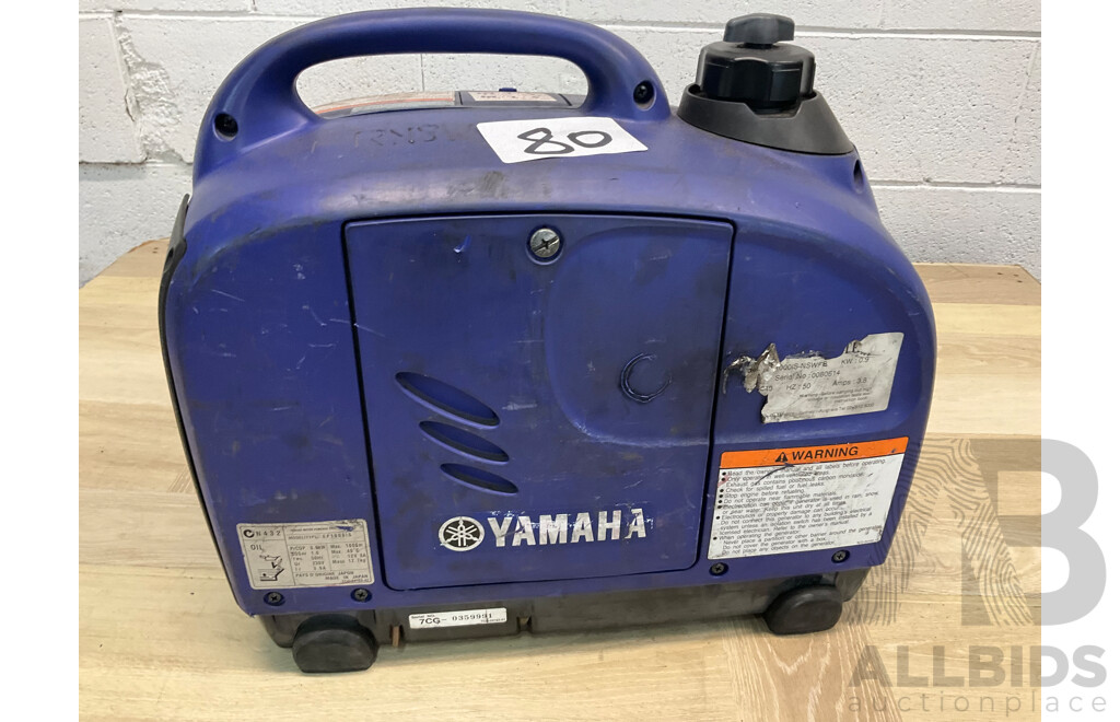 YAMAHA EF1000iS Inverter Generator - ORP $1799