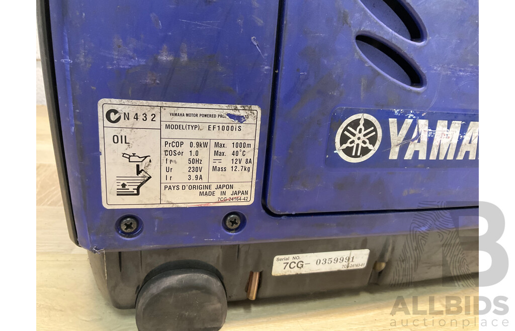 YAMAHA EF1000iS Inverter Generator - ORP $1799