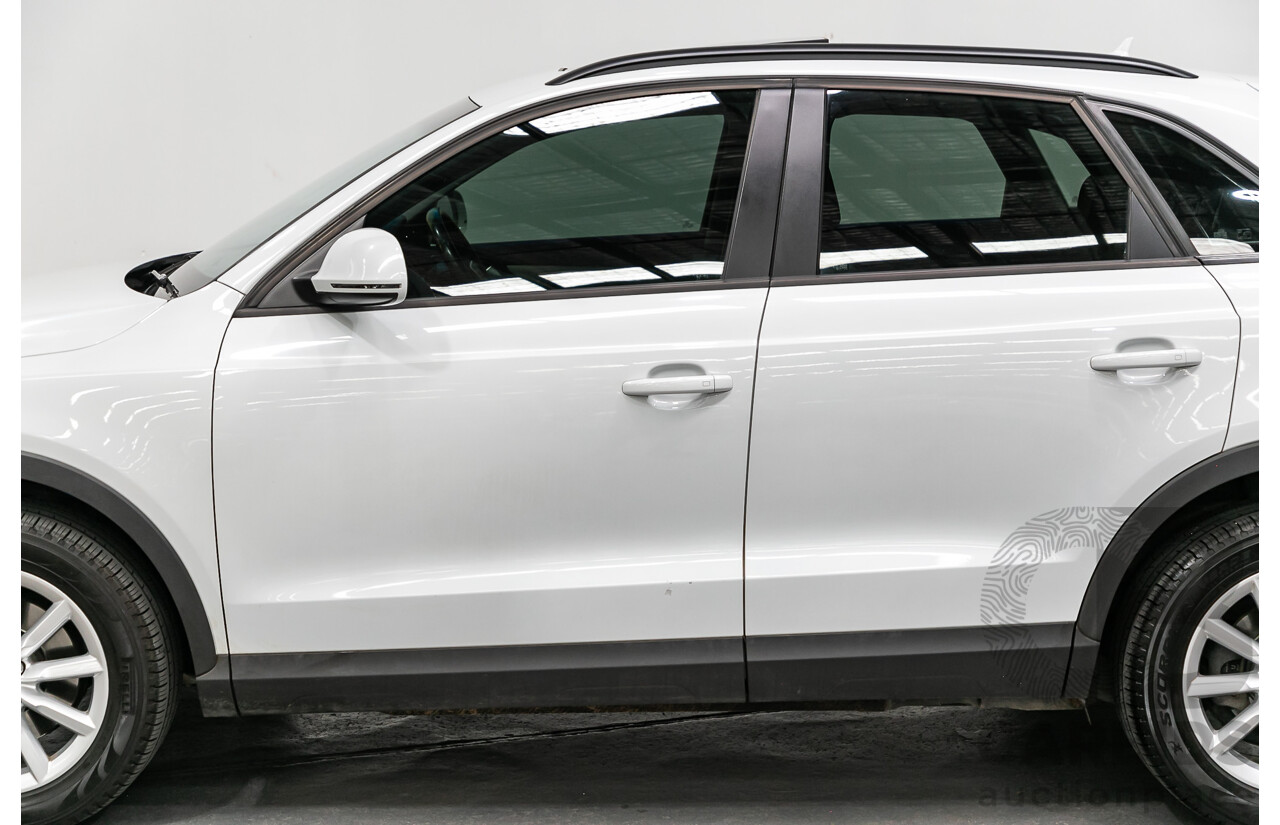 7/2014 Audi Q3 2.0 TFSI Quattro (AWD) 8U MY14 4d Wagon Amalfi White Turbo 2.0L