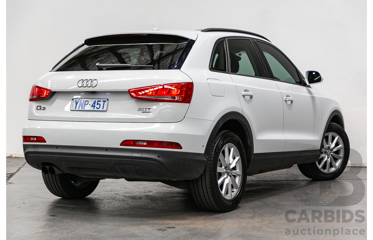 7/2014 Audi Q3 2.0 TFSI Quattro (AWD) 8U MY14 4d Wagon Amalfi White Turbo 2.0L