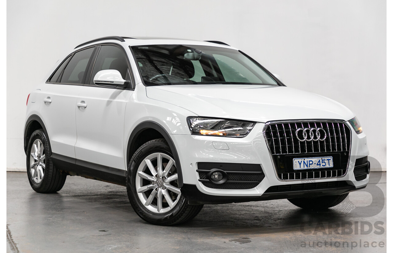 7/2014 Audi Q3 2.0 TFSI Quattro (AWD) 8U MY14 4d Wagon Amalfi White Turbo 2.0L