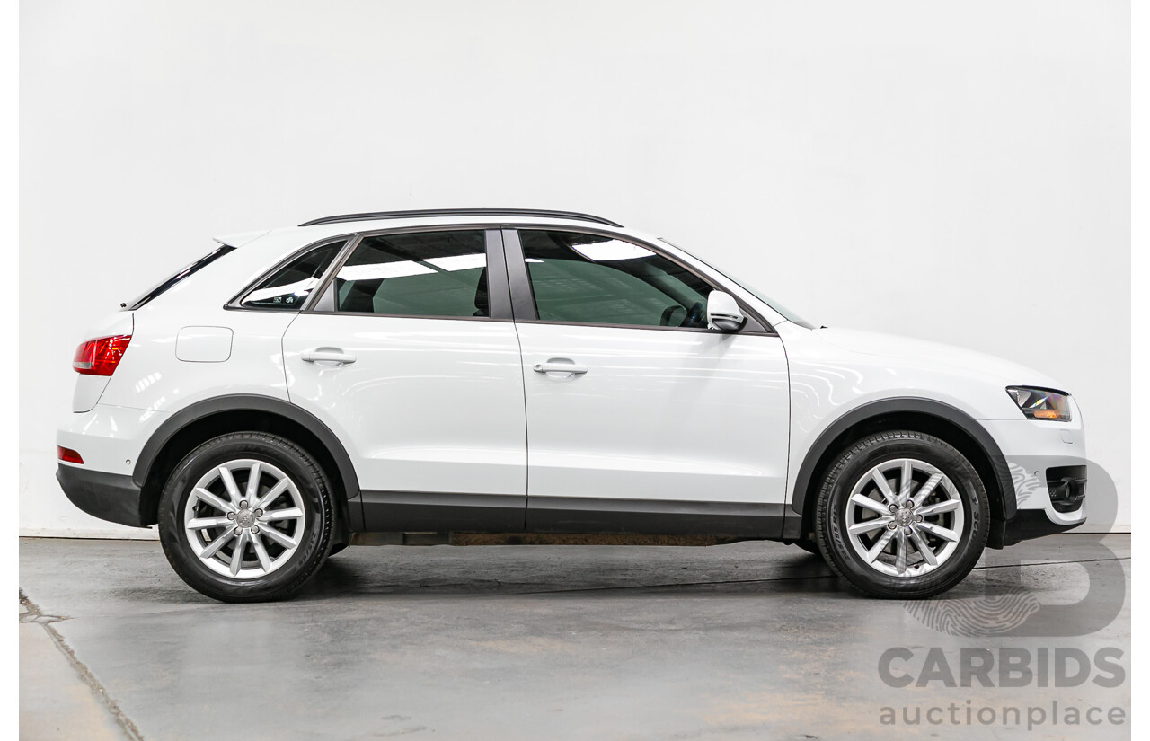 7/2014 Audi Q3 2.0 TFSI Quattro (AWD) 8U MY14 4d Wagon Amalfi White Turbo 2.0L