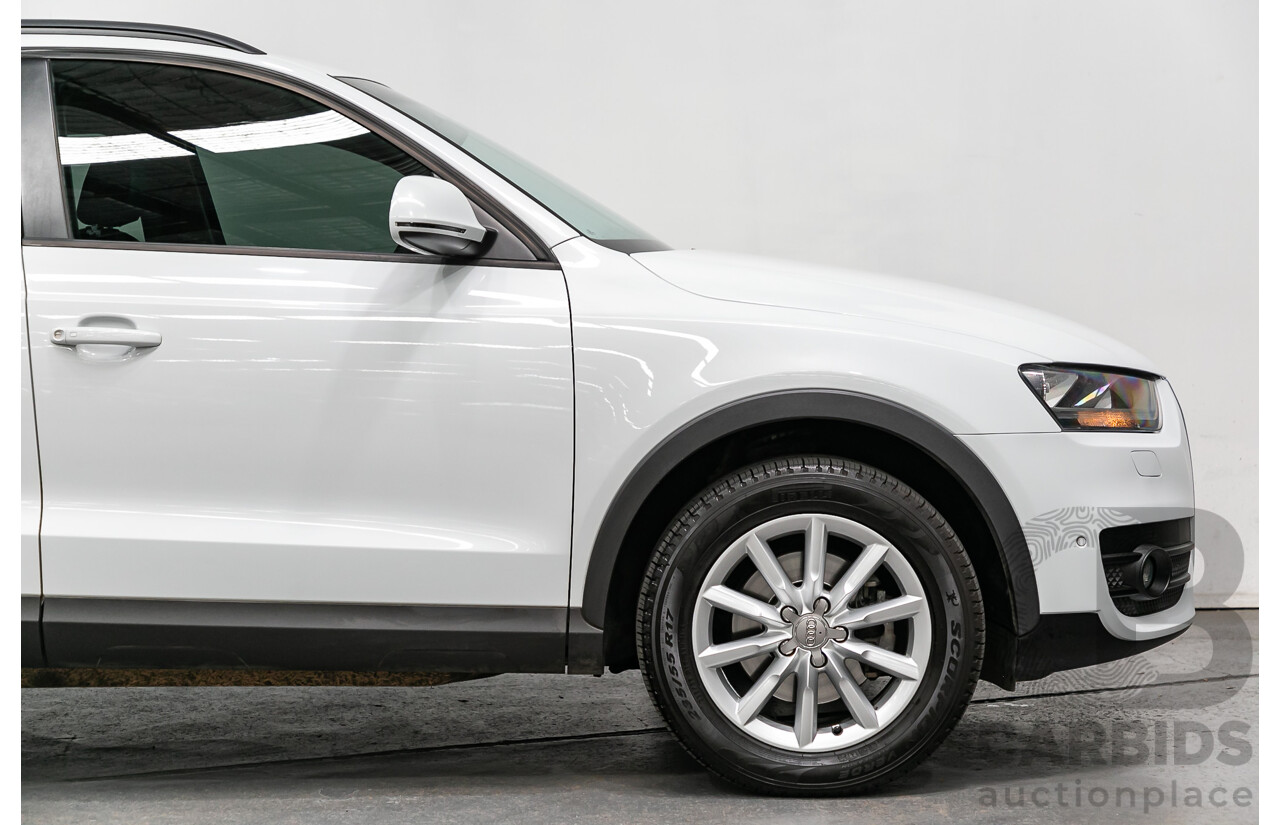 7/2014 Audi Q3 2.0 TFSI Quattro (AWD) 8U MY14 4d Wagon Amalfi White Turbo 2.0L