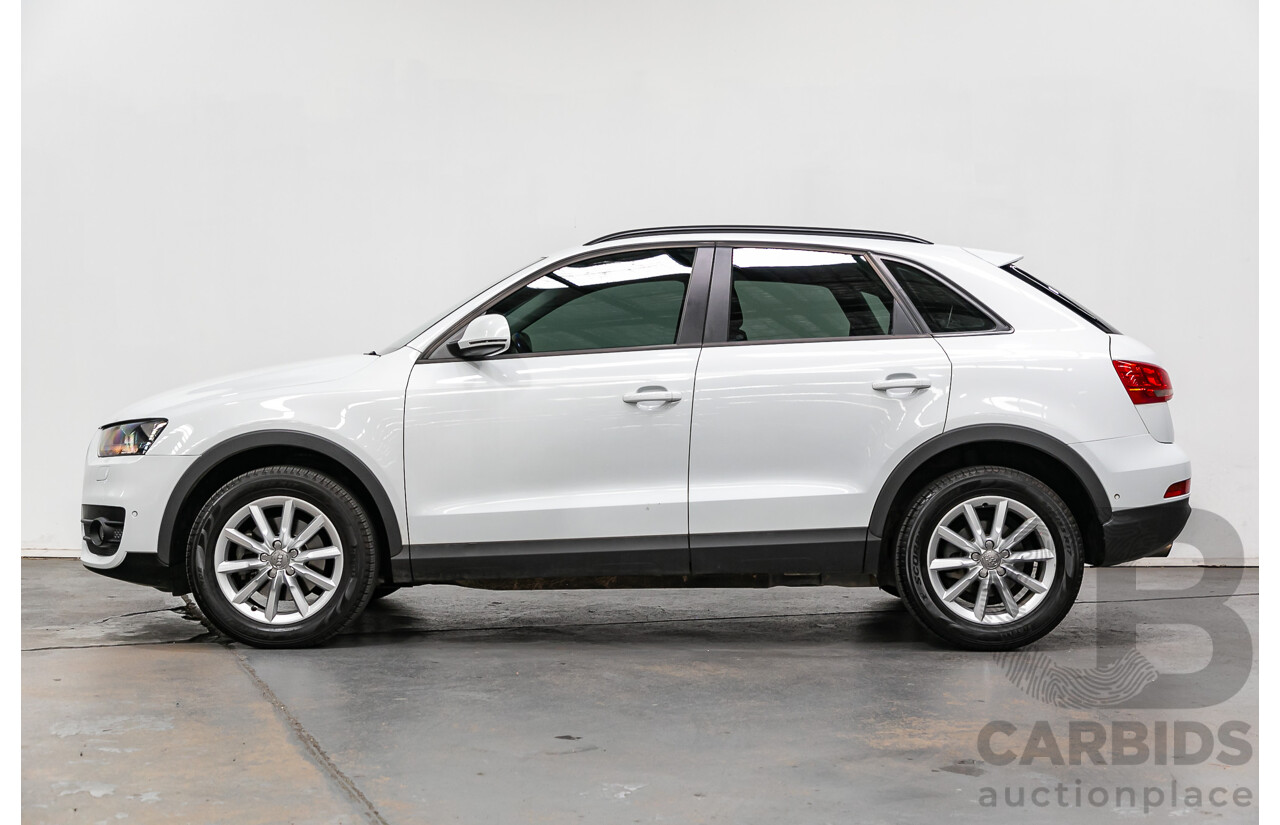 7/2014 Audi Q3 2.0 TFSI Quattro (AWD) 8U MY14 4d Wagon Amalfi White Turbo 2.0L