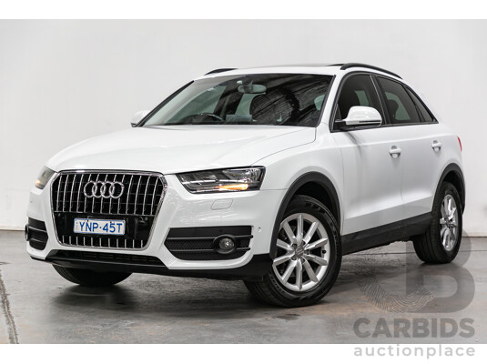 7/2014 Audi Q3 2.0 TFSI Quattro (AWD) 8U MY14 4d Wagon Amalfi White Turbo 2.0L