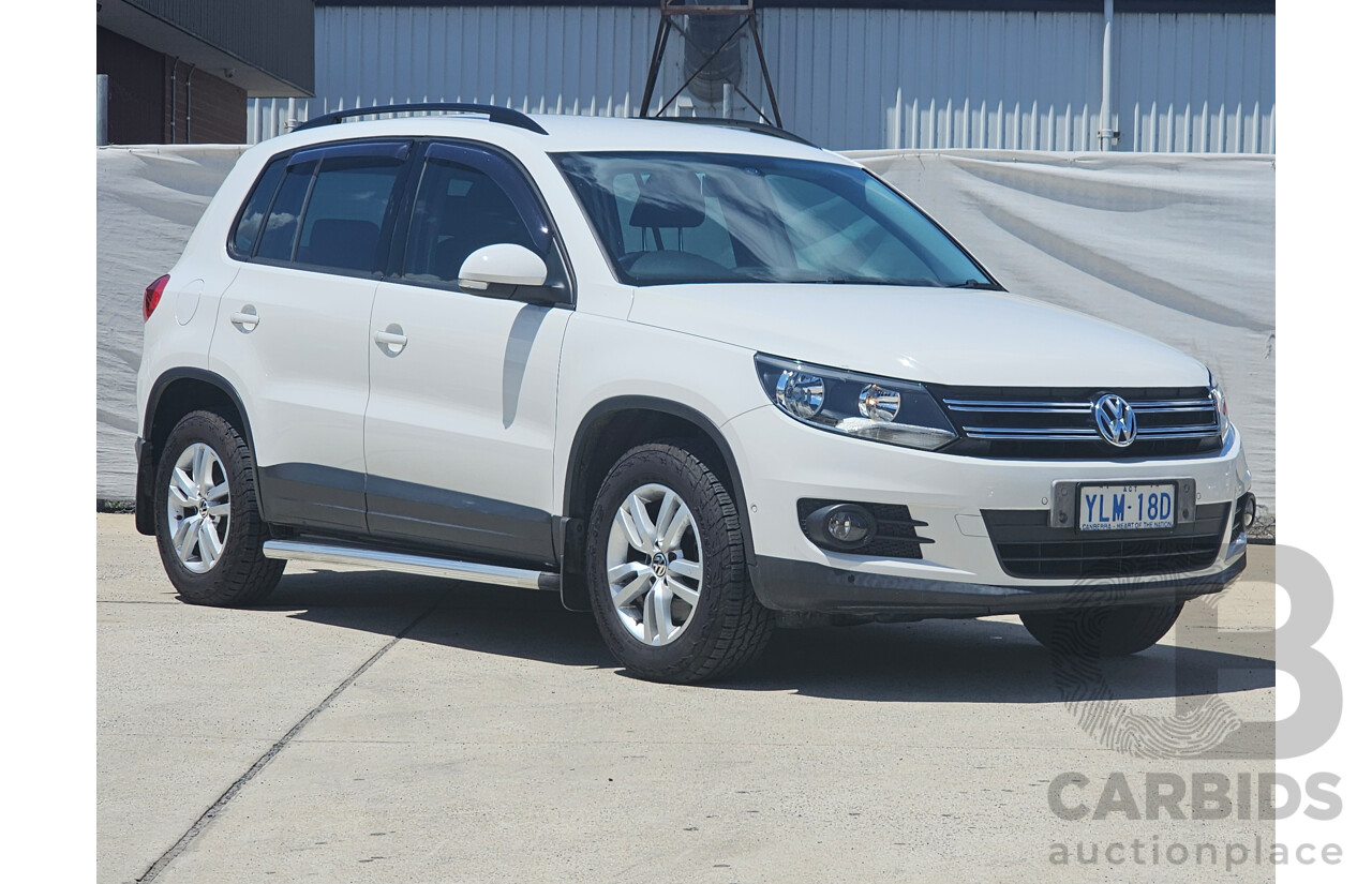 5/2012 Volkswagen Tiguan 132 TSI Pacific 5NC MY12 4d Wagon White 2.0L