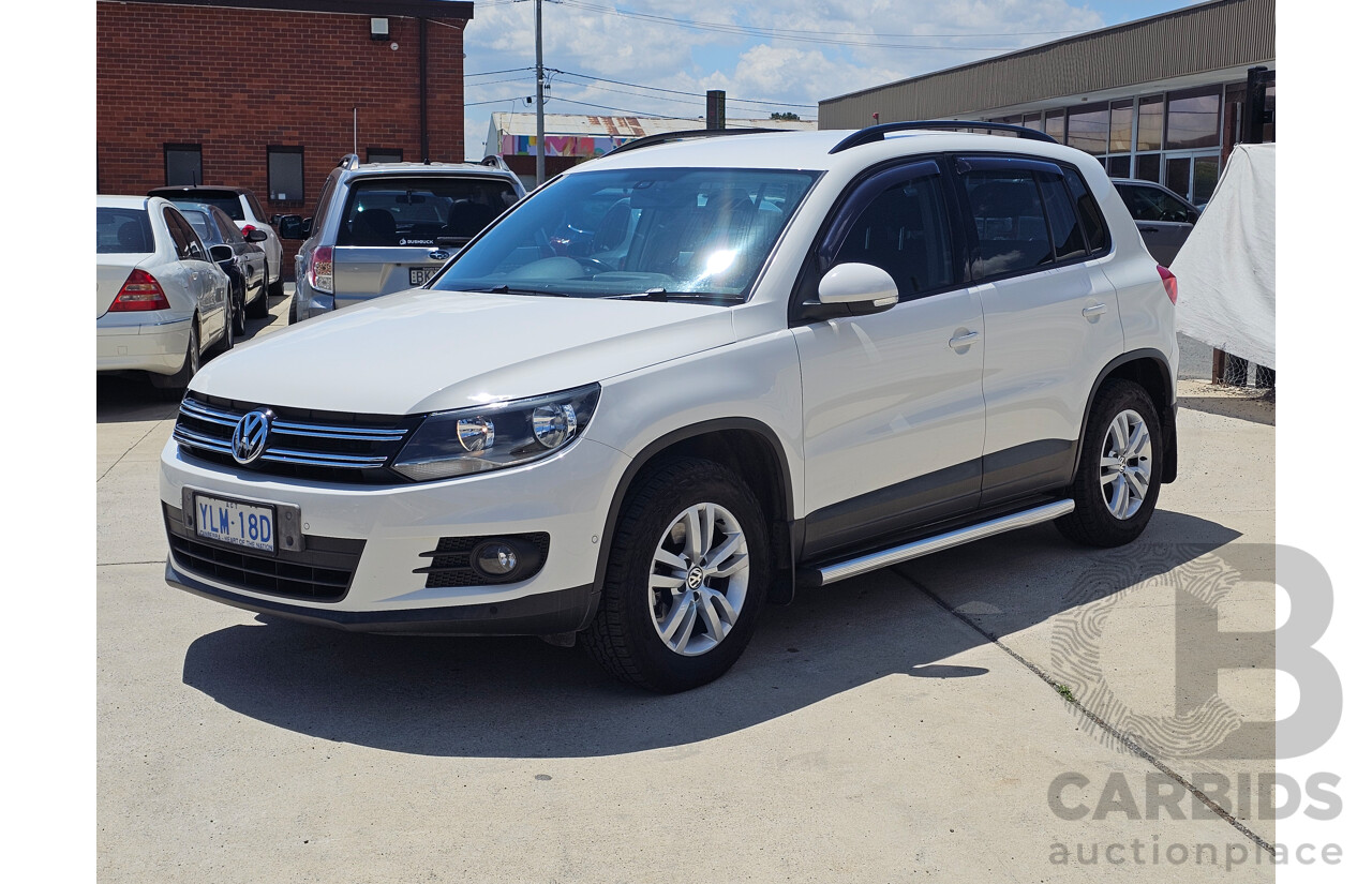 5/2012 Volkswagen Tiguan 132 TSI Pacific 5NC MY12 4d Wagon White 2.0L