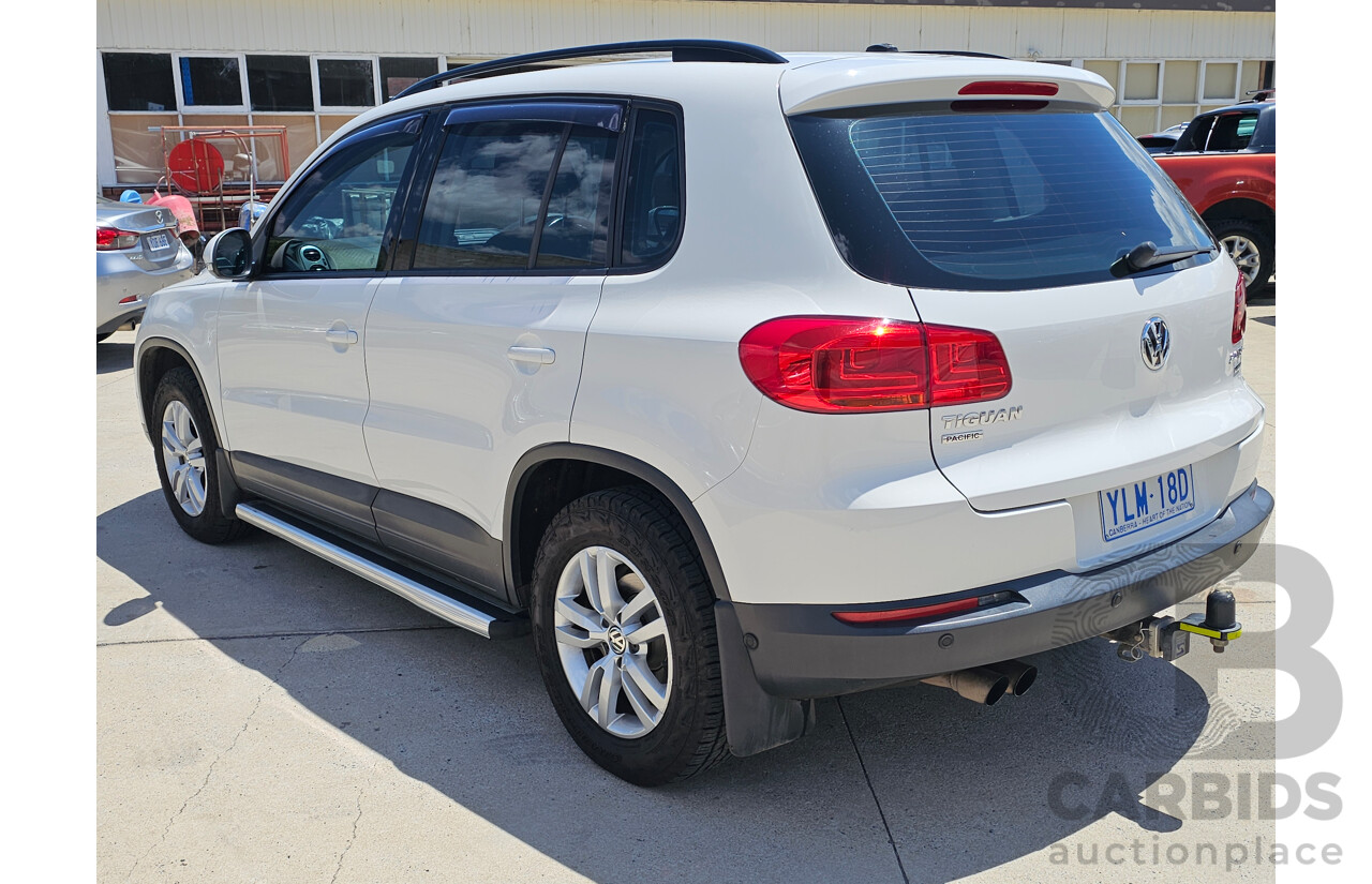 5/2012 Volkswagen Tiguan 132 TSI Pacific 5NC MY12 4d Wagon White 2.0L