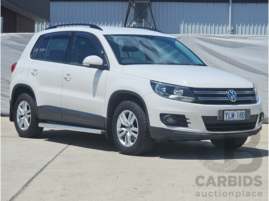 5/2012 Volkswagen Tiguan 132 TSI Pacific 5NC MY12 4d Wagon White 2.0L