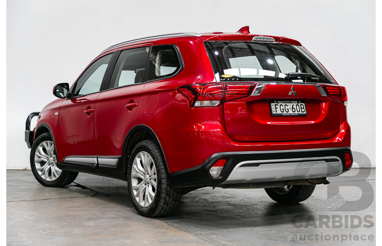 07/2019 Mitsubishi Outlander ES (AWD) ZL MY19 4d Wagon Red Metallic 2.4L - 7 Seater