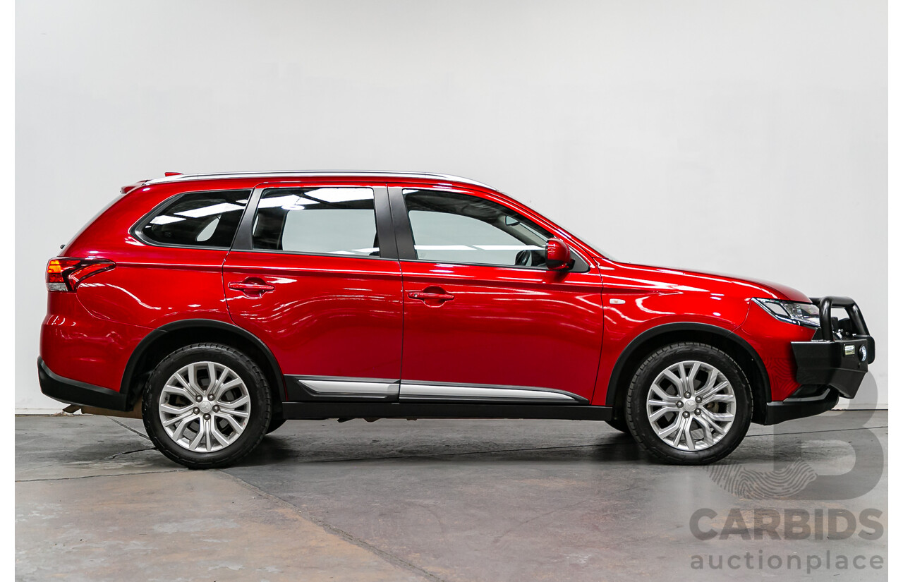 07/2019 Mitsubishi Outlander ES (AWD) ZL MY19 4d Wagon Red Metallic 2.4L - 7 Seater