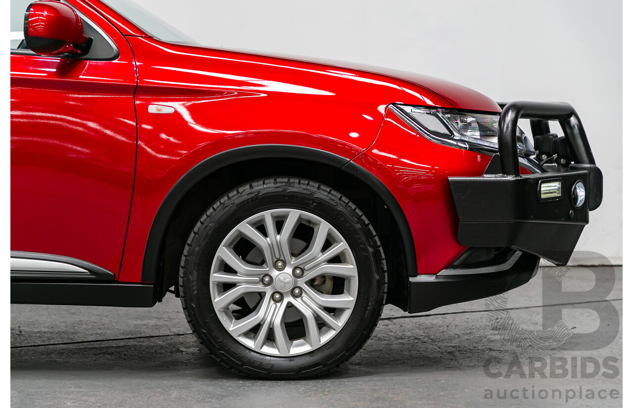 07/2019 Mitsubishi Outlander ES (AWD) ZL MY19 4d Wagon Red Metallic 2.4L - 7 Seater