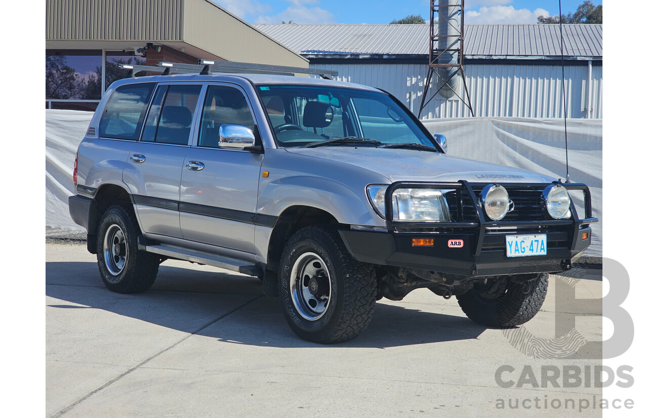 7/1998 Toyota Landcruiser GXL (4x4)  4d Wagon Silver 4.5L