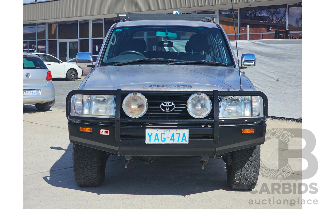 7/1998 Toyota Landcruiser GXL (4x4)  4d Wagon Silver 4.5L