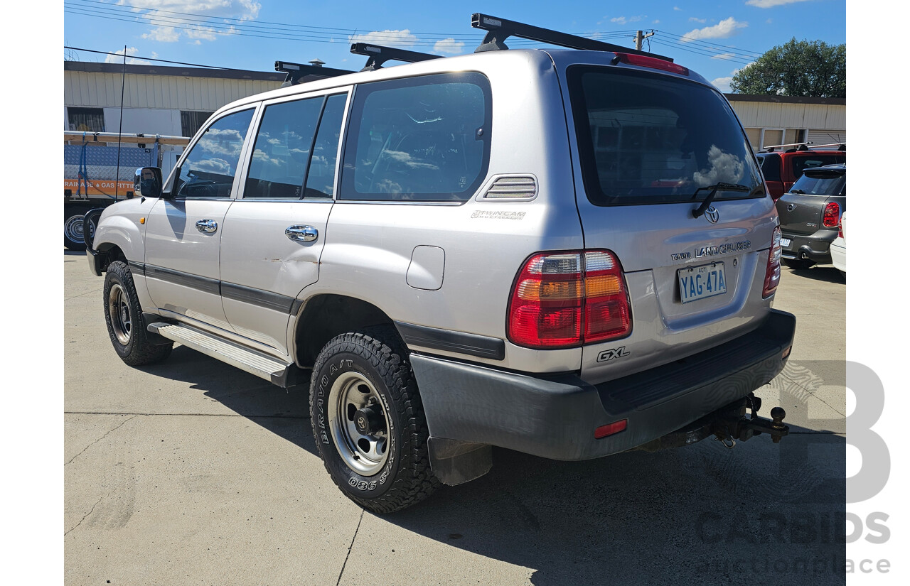 7/1998 Toyota Landcruiser GXL (4x4)  4d Wagon Silver 4.5L