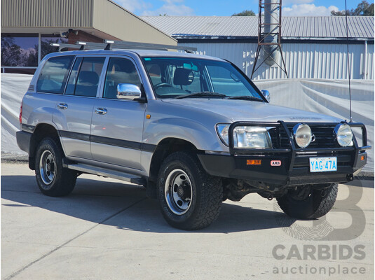 7/1998 Toyota Landcruiser GXL (4x4)  4d Wagon Silver 4.5L