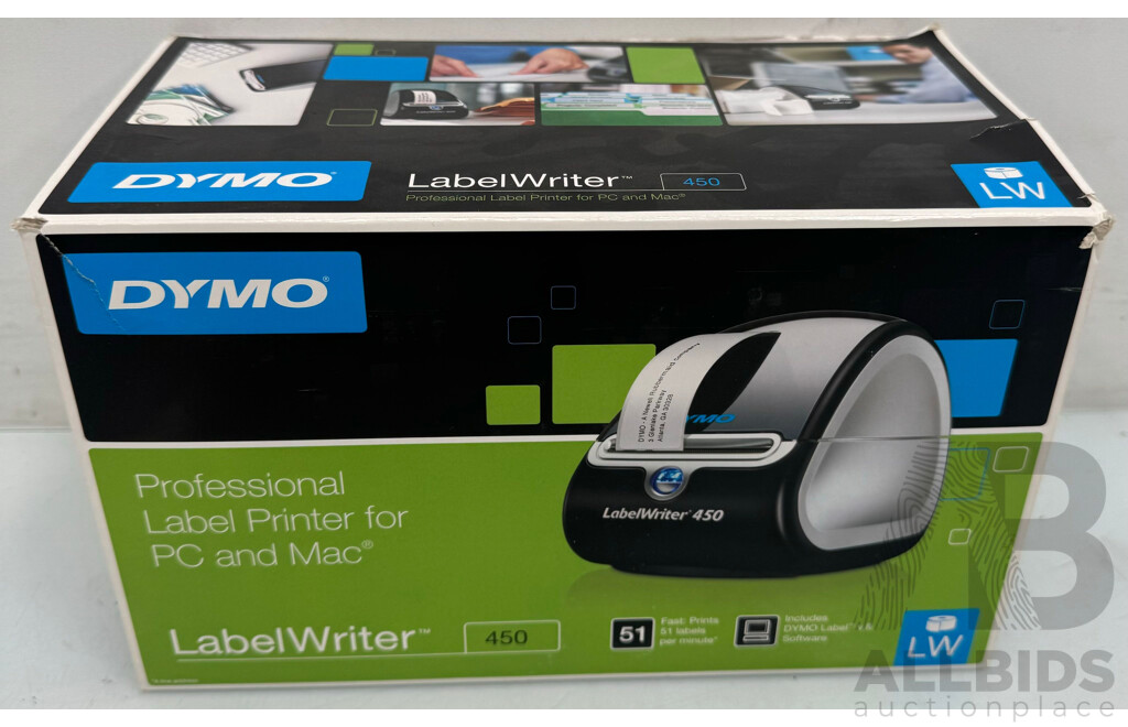 Dymo LabelWriter 450 Professional Label Printer for PC and Mac - Brand New