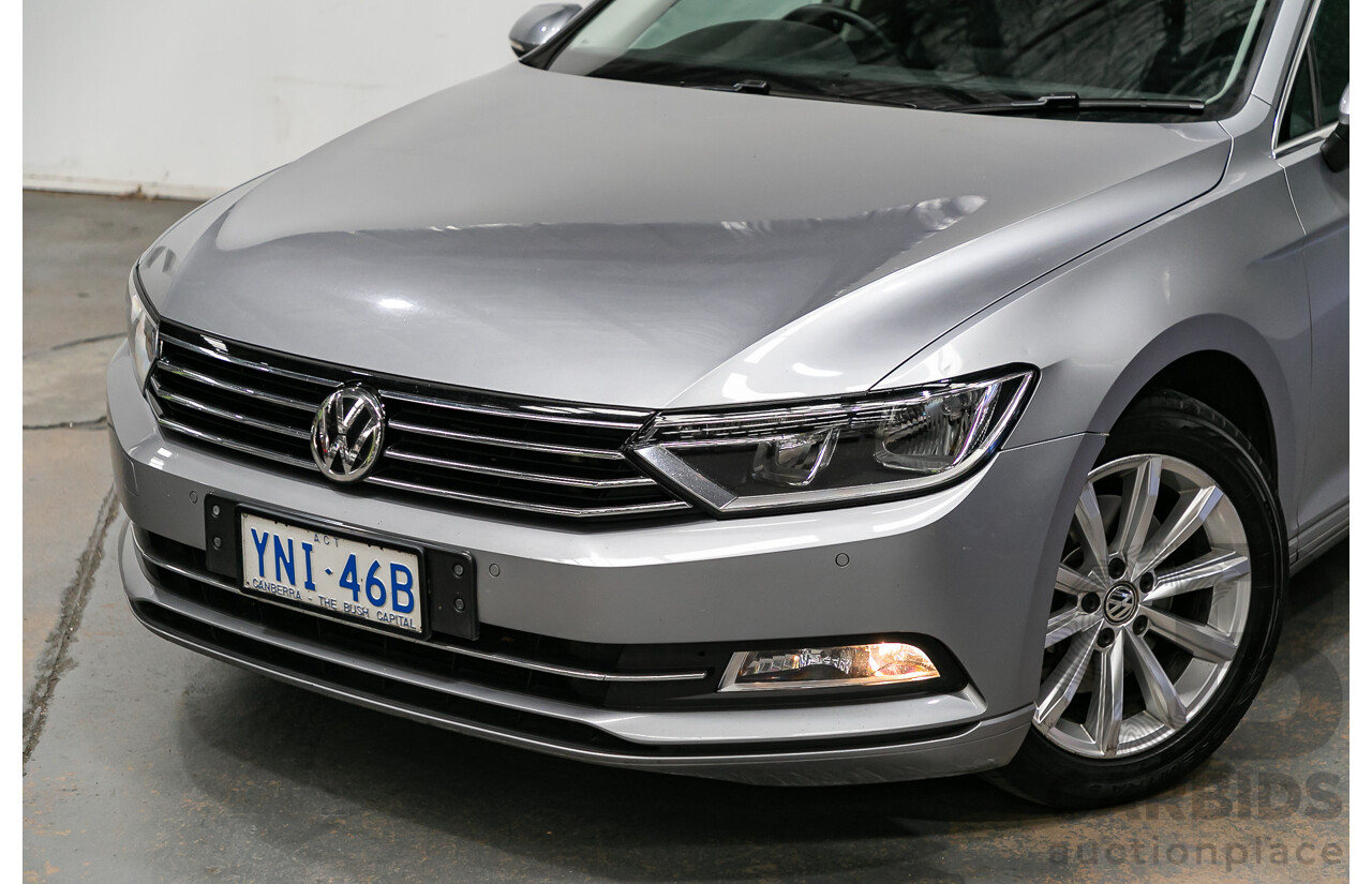 6/2018 Volkswagen Passat 132 TSI Comfortline B8 MY18 4d Wagon Pyrite Silver Metallic Turbo 1.8L