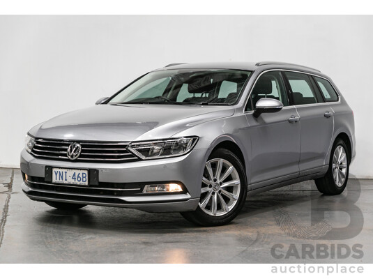 6/2018 Volkswagen Passat 132 TSI Comfortline B8 MY18 4d Wagon Pyrite Silver Metallic Turbo 1.8L