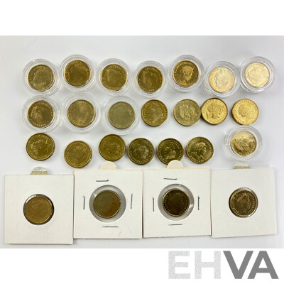 Australian Two Dollar Coins Commemorative and Standard Isuue Including 1999, 2012, 2014, 2015, 2016 2017, 2018, 2019, 2020, 2021