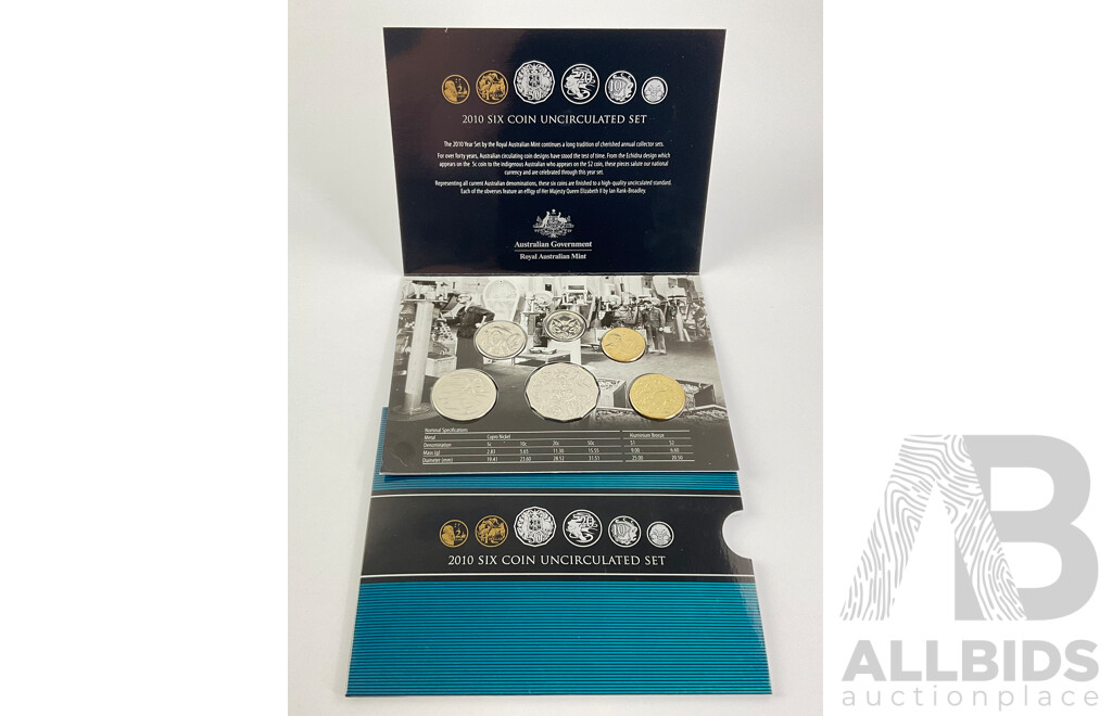 Australian RAM 2010 UNC Six Coin Set