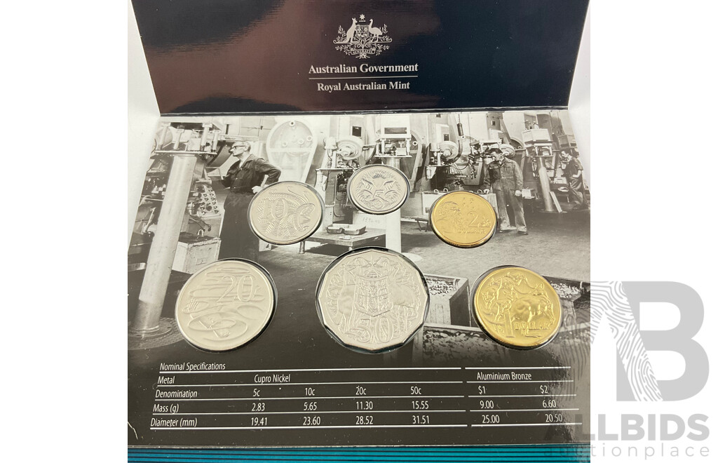 Australian RAM 2010 UNC Six Coin Set