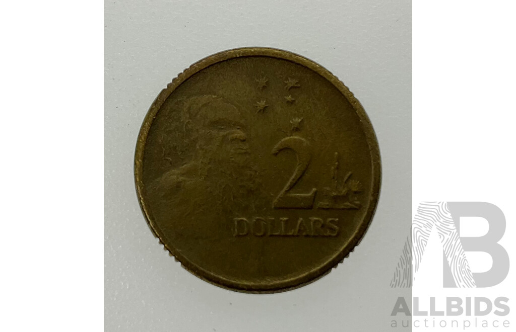 Australian 1995 Two Dollar Coin - Weak Strike