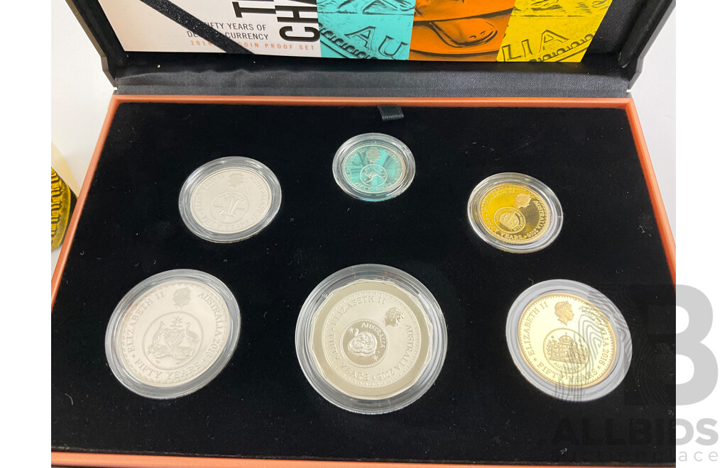 Australian RAM 2016 Proof Coin Set, Fifty Years of Decimal Currency