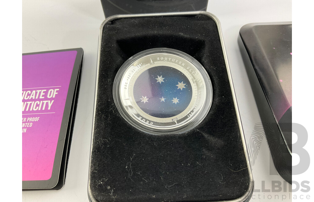 Australian RAM 2012 Five Dollar Silver Proof, Coloured Dome Coin .999