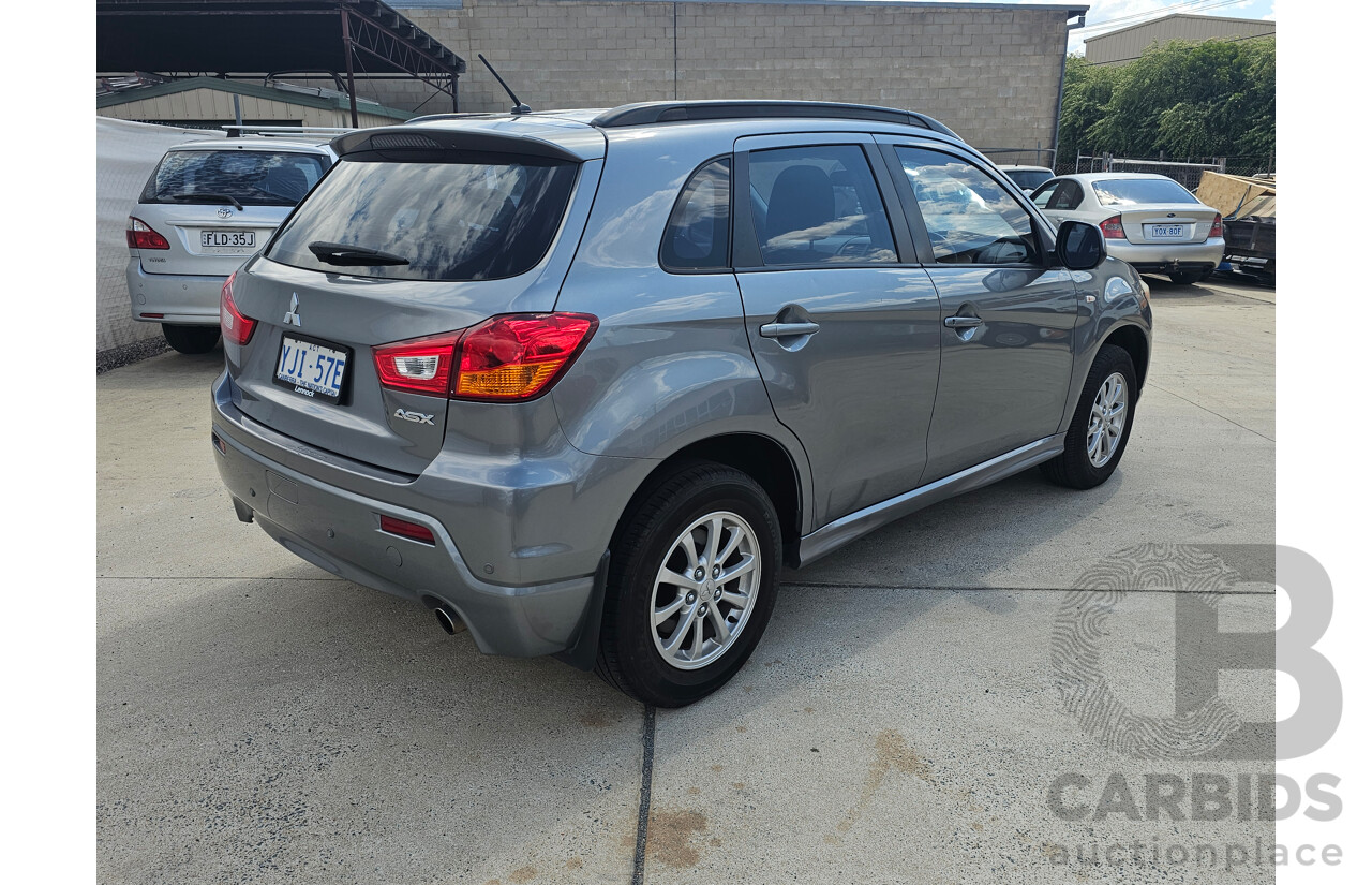 12/2010 Mitsubishi ASX (2wd) XA 4d Wagon Grey 2.0L