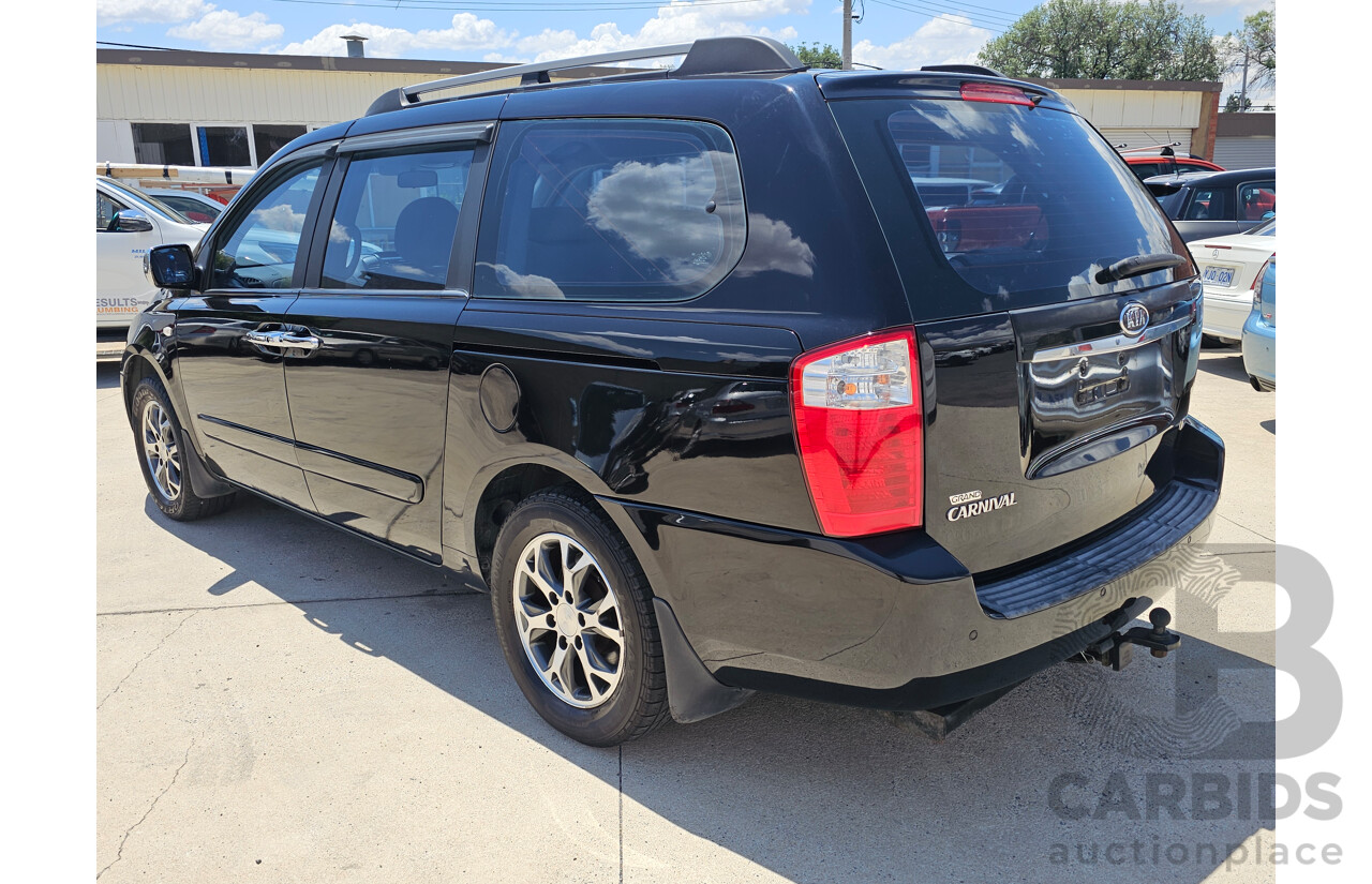 10/2007 Kia Grand Carnival (EX) VQ 4d Wagon Black 3.8L