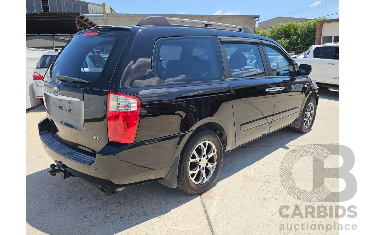 10/2007 Kia Grand Carnival (EX) VQ 4d Wagon Black 3.8L