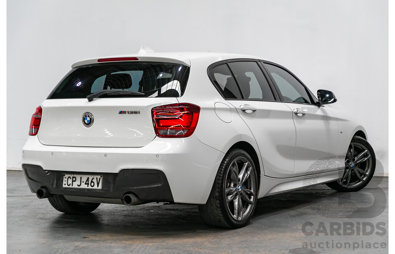 5/2014 BMW 1 Series M135i F20 MY14 5d Hatchback Alpine White Turbo 3.0L