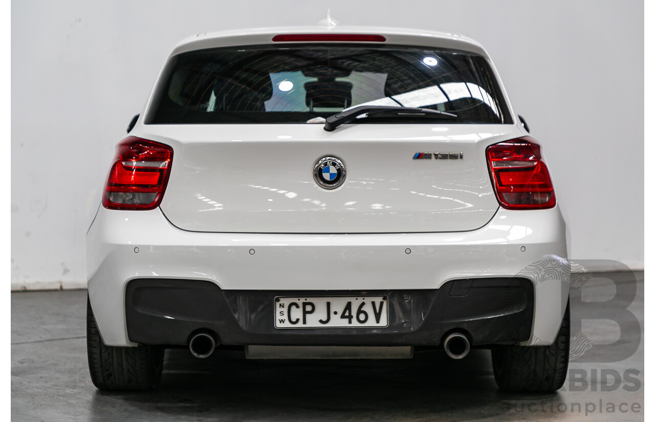 5/2014 BMW 1 Series M135i F20 MY14 5d Hatchback Alpine White Turbo 3.0L