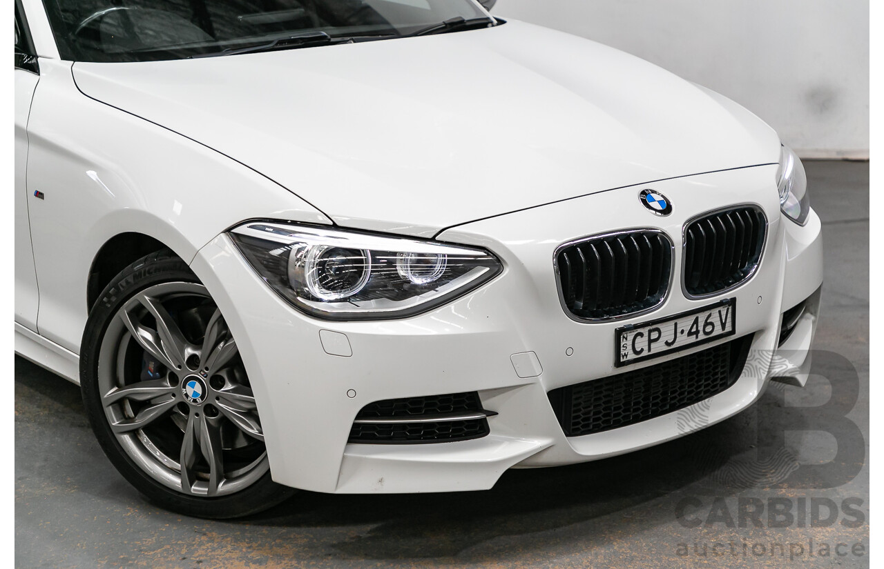 5/2014 BMW 1 Series M135i F20 MY14 5d Hatchback Alpine White Turbo 3.0L