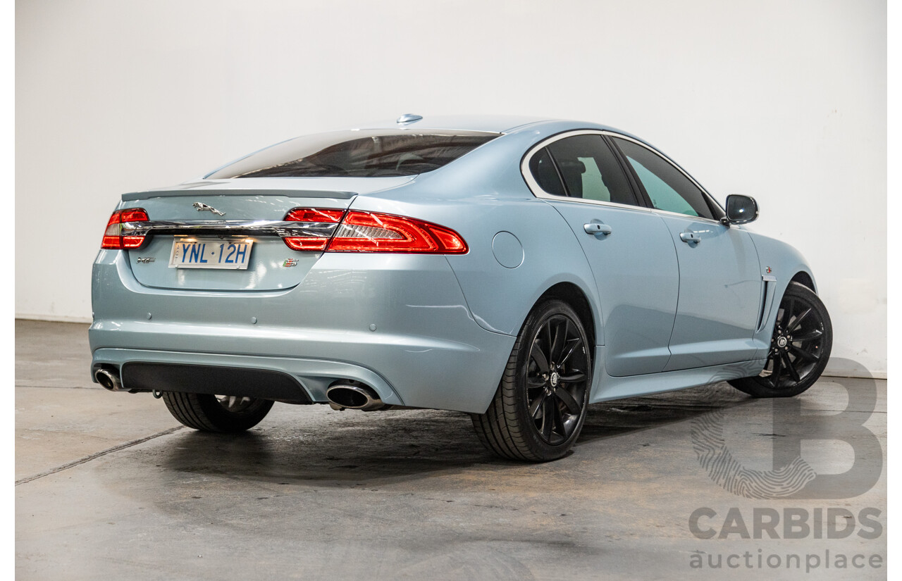 9/2012 Jaguar XF 3.0D S MY12 4d Sedan Crystal Blue Metallic Twin Turbo Diesel V6 3.0L