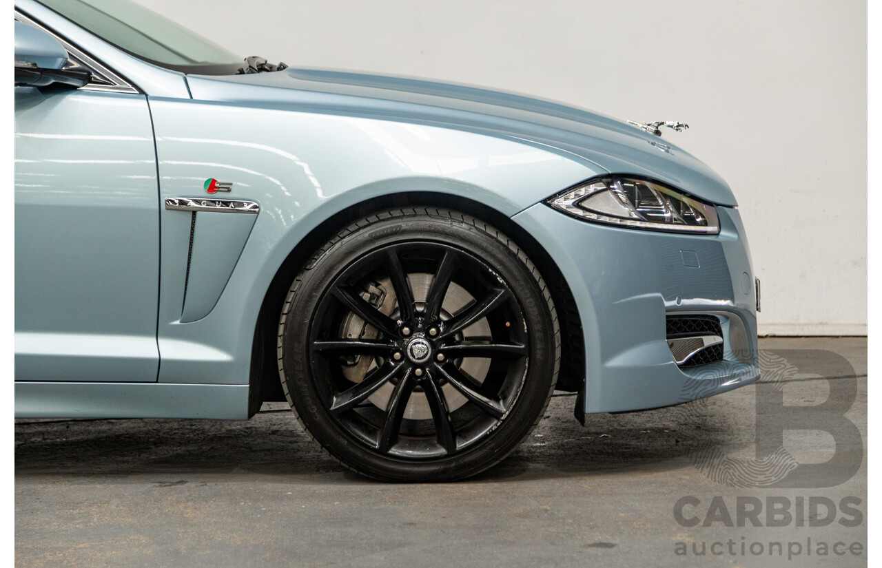 9/2012 Jaguar XF 3.0D S MY12 4d Sedan Crystal Blue Metallic Twin Turbo Diesel V6 3.0L